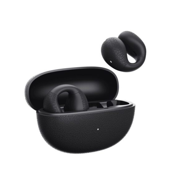QCY Crossky C10 Black Open Ear TPU Earclip, IPX5 Call Noise Reduction BT 5.4 Earbuds 30h